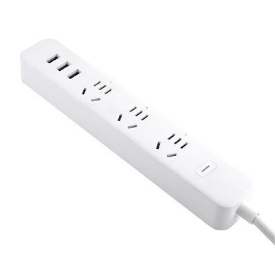 3 Way +USB 10A Wi-Fi Smart Power Strip with Metering Function